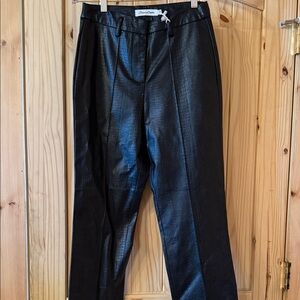 Southern Grace Black Textured Pants